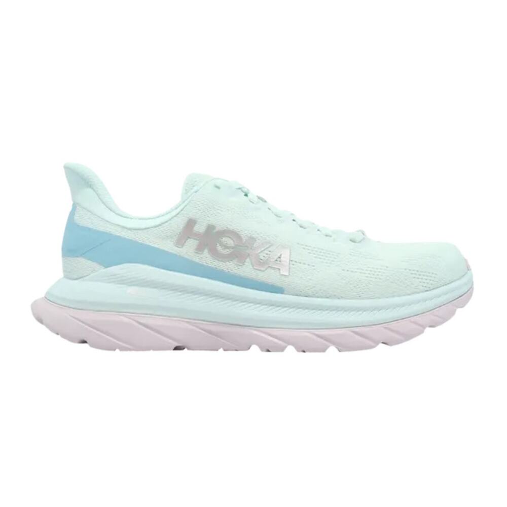 NEW HOKA One One Women's MACH 4 Blue Glass Coastal Running SZ 8.5